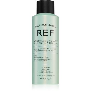 REF Weightless Volume Refreshing Mousse sampon uscat cremos pentru volum image6